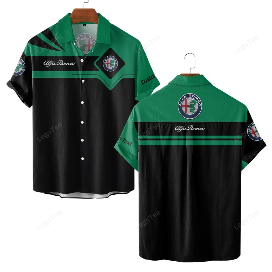 Car Lovers Gift Hawaiian Shirt, Button up Shirt Exclusive Logo For Car Lovers, Custom Name CAR9803032501