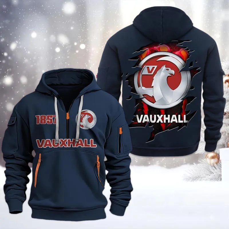 Car Lovers Gift Hoodie Half Zipper, Hoodie All Over Print Gift For Car Owners CAR198032772 - Navy