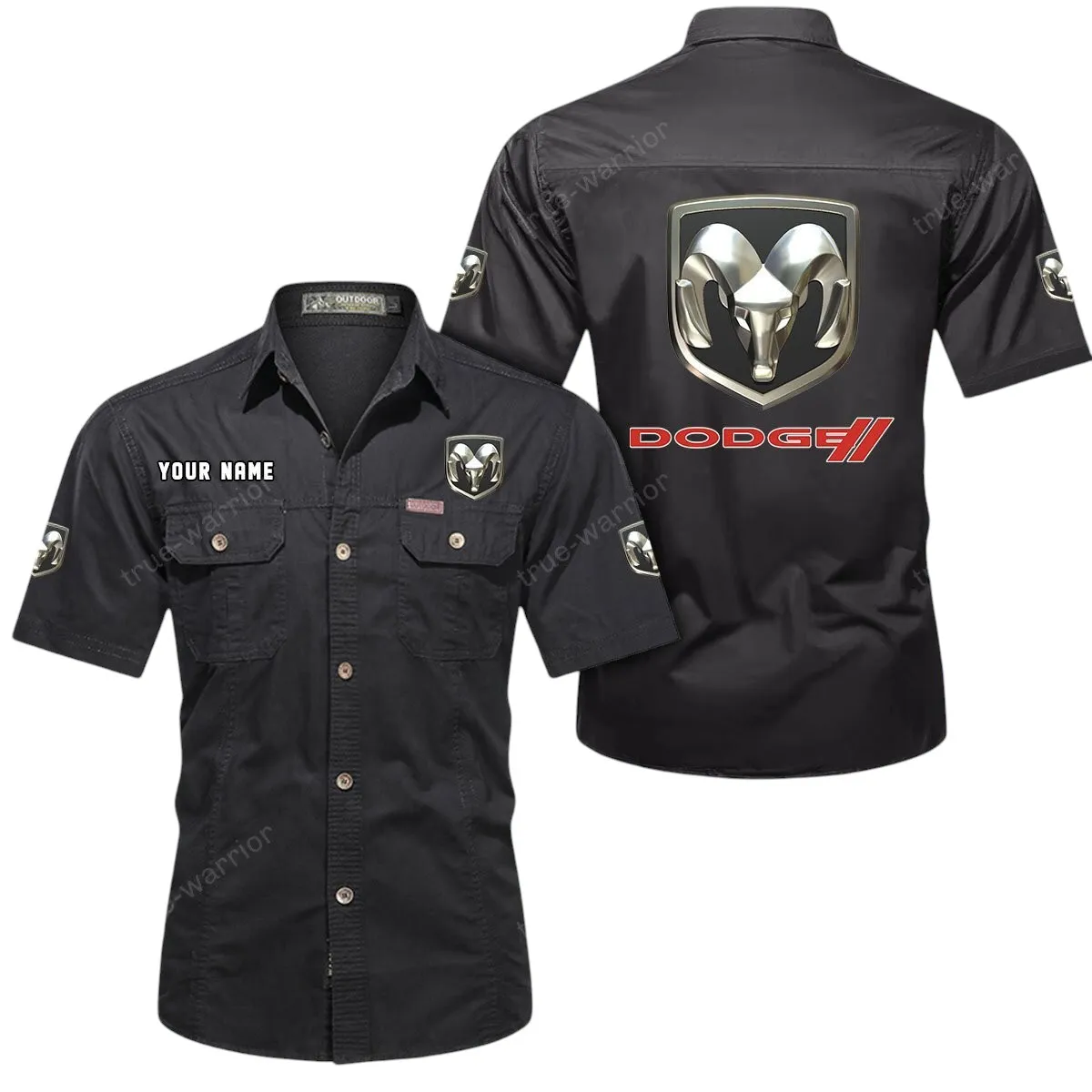 Car Speed Legend Lovers Gift Short Sleeved Shirt, Button Up Shirt Exclusive Logo For Car Owners CAR444052625811 - Black