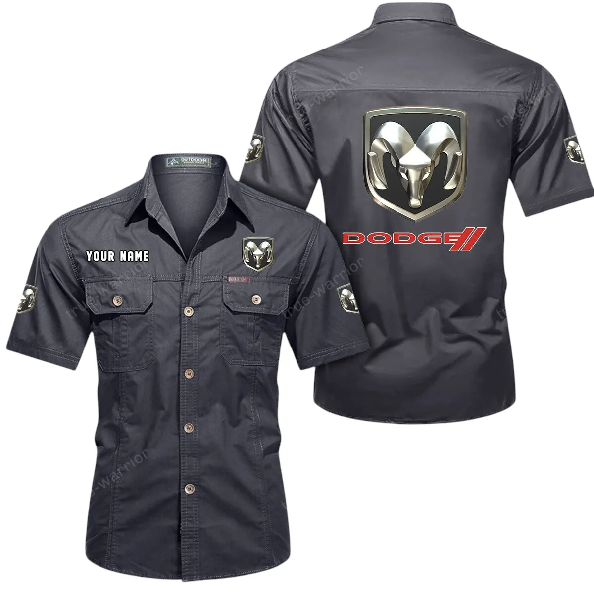 Car Speed Legend Lovers Gift Short Sleeved Shirt, Button Up Shirt Exclusive Logo For Car Owners CAR444052625811 - Gray