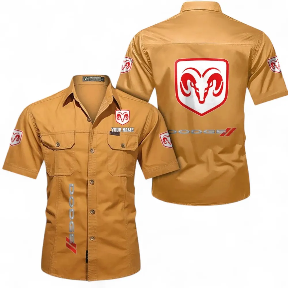 Car Speed Legend Short Sleeved Shirt, Button up Shirt Exclusive Logo For Car Owners, Custom Name CAR392072125793-Turmeric