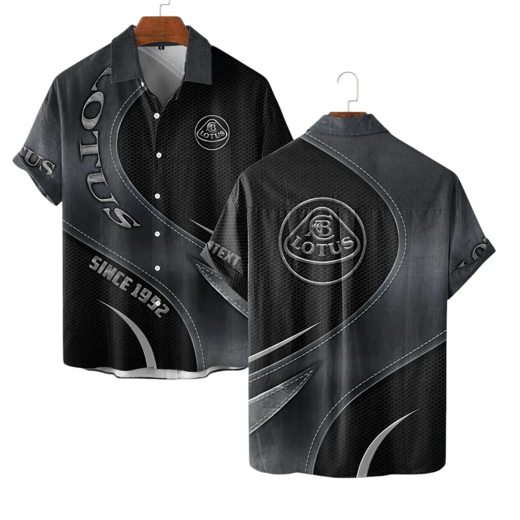 Car Vintage Lovers Gift Hawaiian Shirt, Button up Shirt Exclusive Logo For Car Lovers, Custom Name CAR17102252534