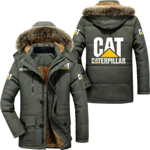 Truck Parka hoodie, Coat with Hood Exclusive Logo For Car Motorcycles Lovers CAR7002082063 - Army Green