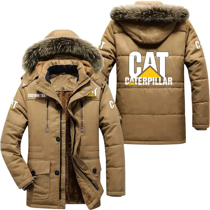 Truck Parka hoodie, Coat with Hood Exclusive Logo For Car Motorcycles Lovers CAR7002082063 - Khaki