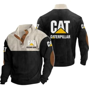 Truck Men's Stand Up Collar Base Shirt, Collar Hoodie Exclusive Logo For Car Motorcycles Fans CAR20012045 - Black