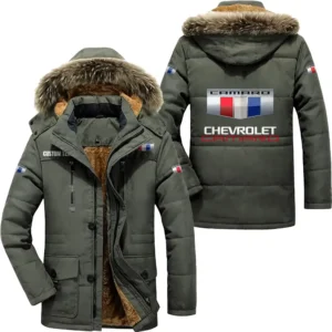 Power Race Car Parka hoodie, Coat with Hood Exclusive Logo For Car Motorcycles Lovers CAR7002082064 - Army Green