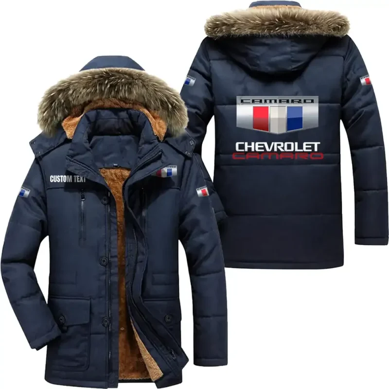 Power Race Car Parka hoodie, Coat with Hood Exclusive Logo For Car Motorcycles Lovers CAR7002082064 - Navy