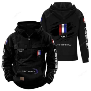 Power Race Car Hoodie Tactical Quarter Zip, Hoodie Exclusive Logo For Power Race Car Lovers - Black CAR122021425021-2