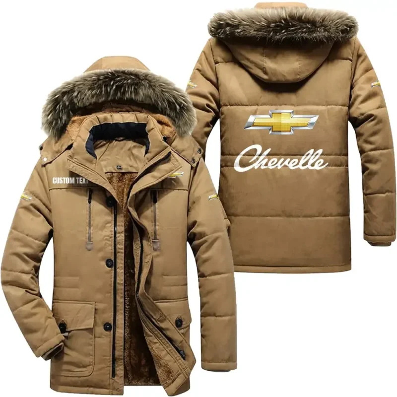 Race Car Parka hoodie, Coat with Hood Exclusive Logo For Car Motorcycles Lovers CAR7002082065 - Khaki