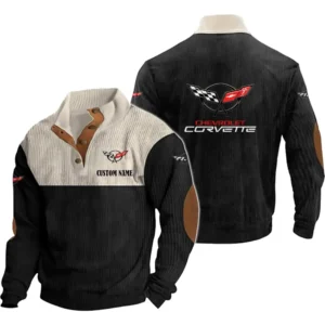 Sport Car Men's Stand Up Collar Base Shirt, Collar Hoodie Exclusive Logo For Car Motorcycles Fans CAR20012048 - Black