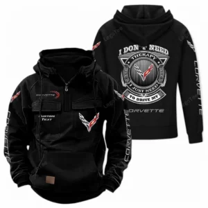 Muscle Legend Hoodie Tactical Quarter Zip, Hoodie Exclusive Logo For Car Owners CAR106021525055 - Black
