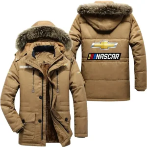 Car Parka hoodie, Coat with Hood Exclusive Logo For Car Motorcycles Lovers CAR7002082070 - Khaki