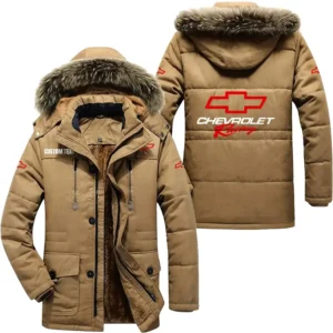 Racing Car Parka hoodie, Coat with Hood Exclusive Logo For Car Motorcycles Lovers CAR7002082071 - Khaki