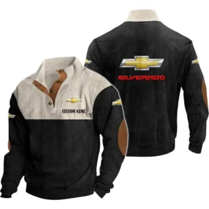 Racing Car Men's Stand Up Collar Base Shirt, Collar Hoodie Exclusive Logo For Car Motorcycles Fans CAR20012052 - Black