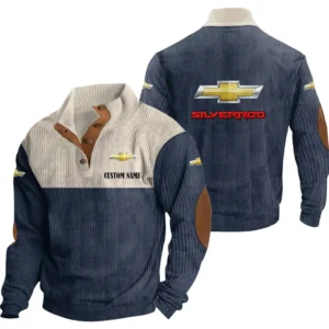 Racing Car Men's Stand Up Collar Base Shirt, Collar Hoodie Exclusive Logo For Car Motorcycles Fans CAR20012052 - Navy Blue