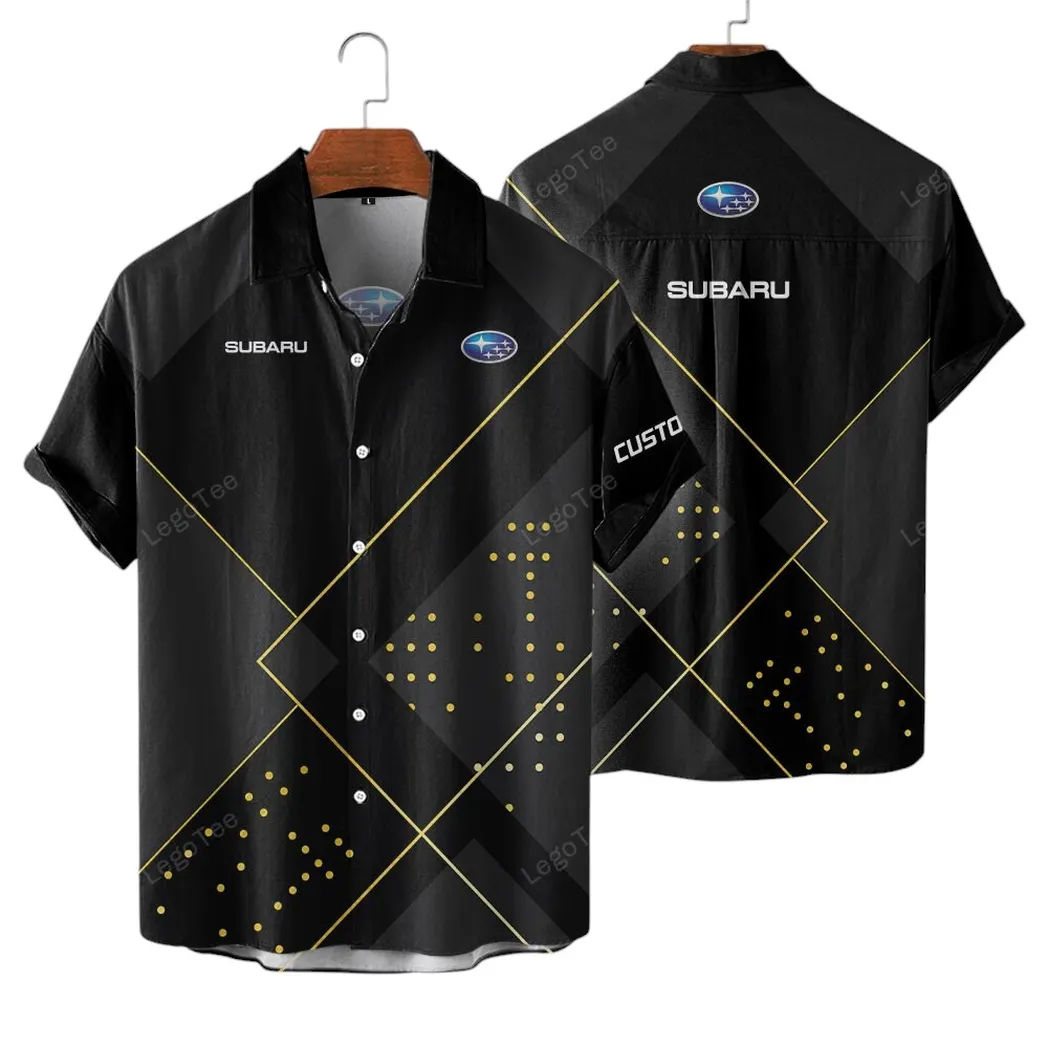 Classic Auto Lovers Gift Hawaiian Shirt, Button up Shirt All Over Print For Classic Auto Lovers, Custom Name CAR11403032571