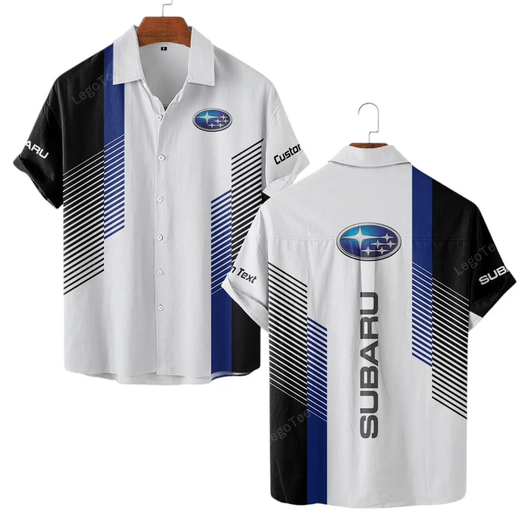 Classic Auto Lovers Gift Hawaiian Shirt, Button up Shirt Exclusive Logo For Classic Auto Lovers, Custom Name CAR10703122571
