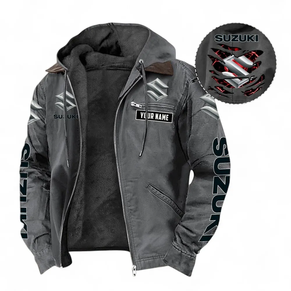 Classic Car Fans Gift Hooded And Flannel Hoodie, Jacket Exclusive Logo For Car Enthusiasts, Custom Name CAR391072125722-Gray