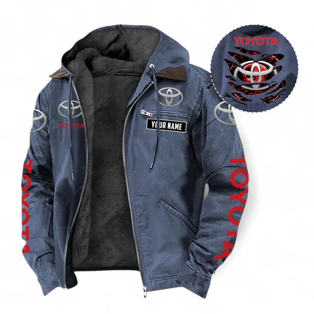 Classic Car Fans Gift Hooded And Flannel Hoodie, Jacket Exclusive Logo For Car Lovers, Custom Name CAR391072125716-Navy Blue