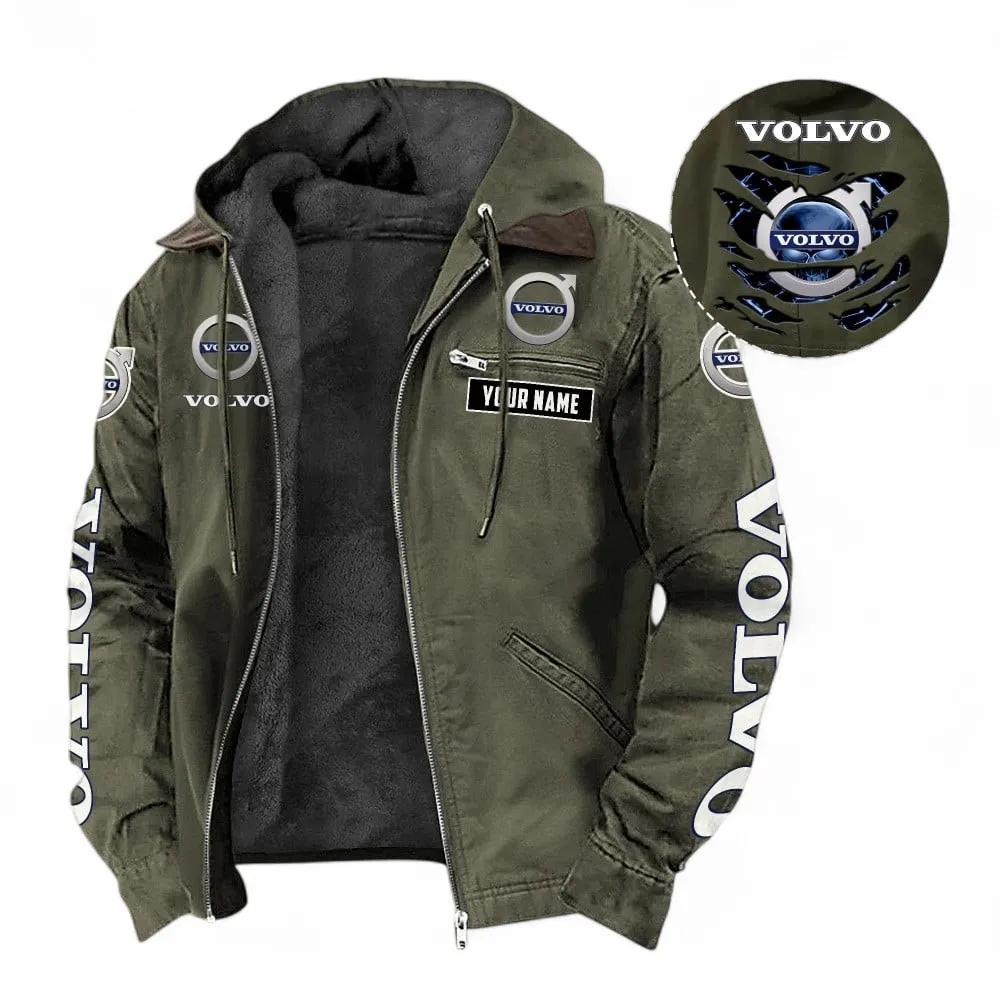 Classic Car Fans Gift Hooded And Flannel Hoodie, Jacket Exclusive Logo For Car Owners, Custom Name CAR391072125723-Green