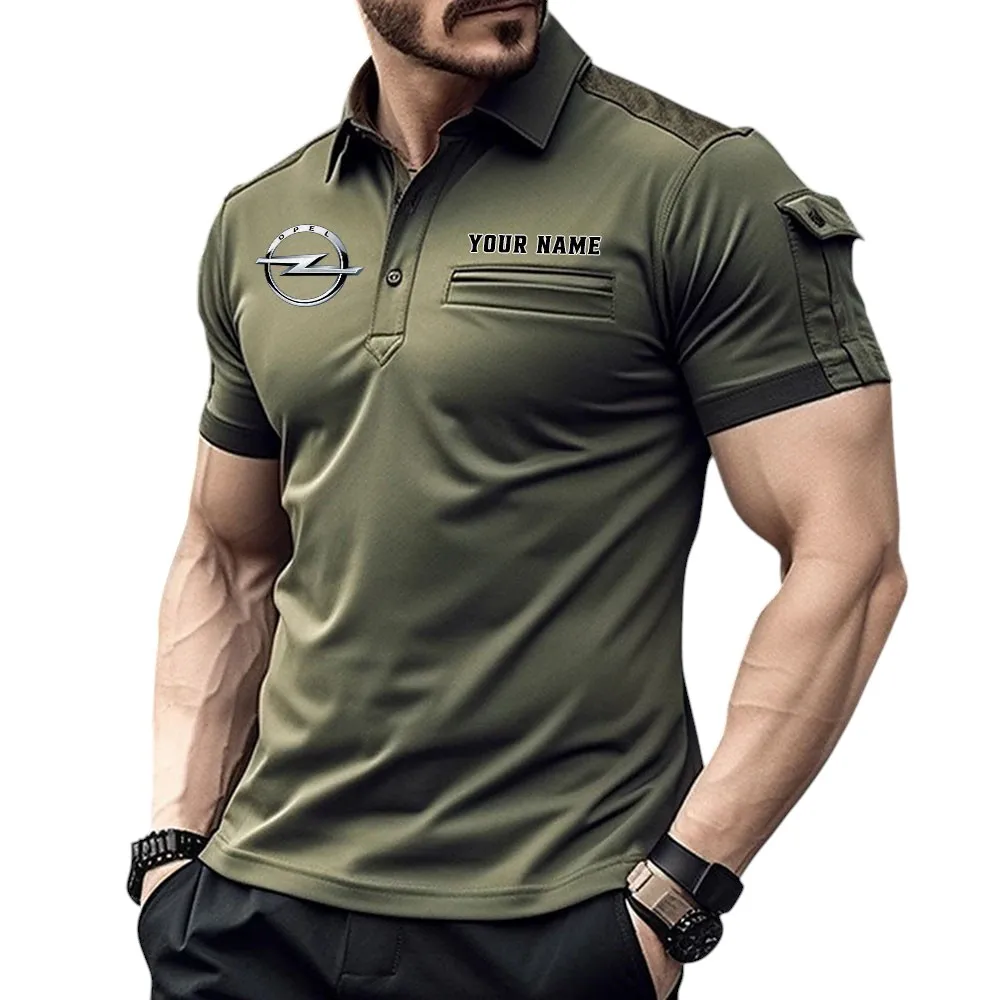 Classic Car Fans Gift Pocket Polo Shirt, Polo Shirt Exclusive Logo For Classic Car Fan, Custom Name CAR445060325041 - Green