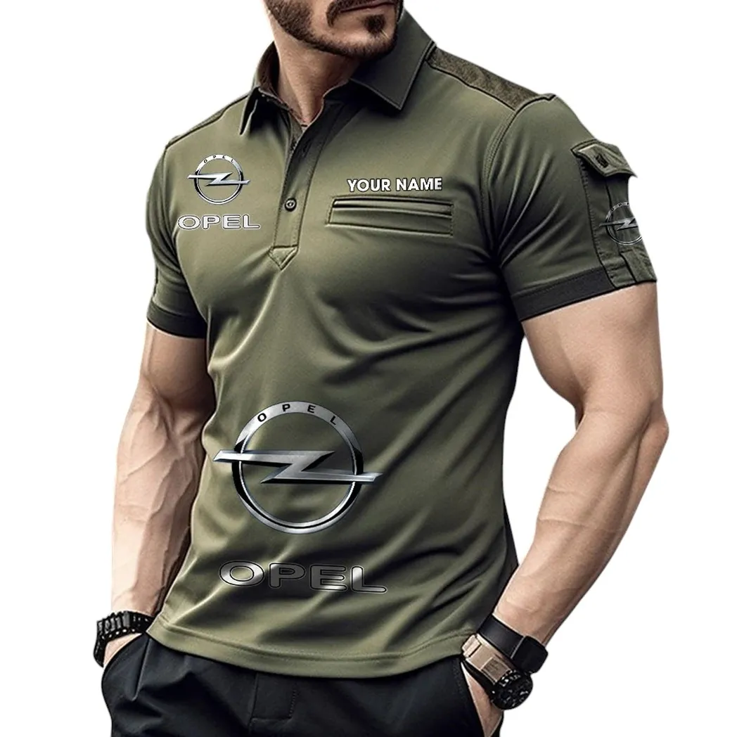 Classic Car Fans Gift Pocket Polo Shirt, Polo Shirt Exclusive Logo For Classic Car Fan, Custom Name CAR450051325389 - Green