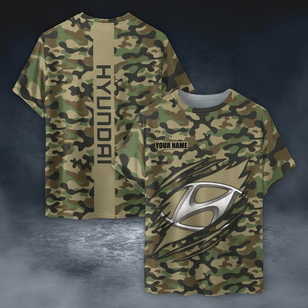 Classic Car Fans Gift T-Shirt, Shirt Camo Style For Car Owners, Custom Name CAR210040825707