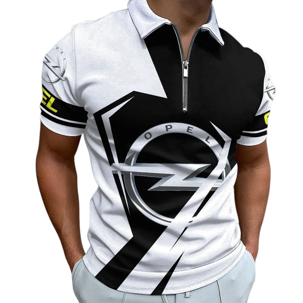 Classic Car Fans Gift Zipper Polo Shirt, Shirt Exclusive Logo For Classic Car Lovers CAR3202122545