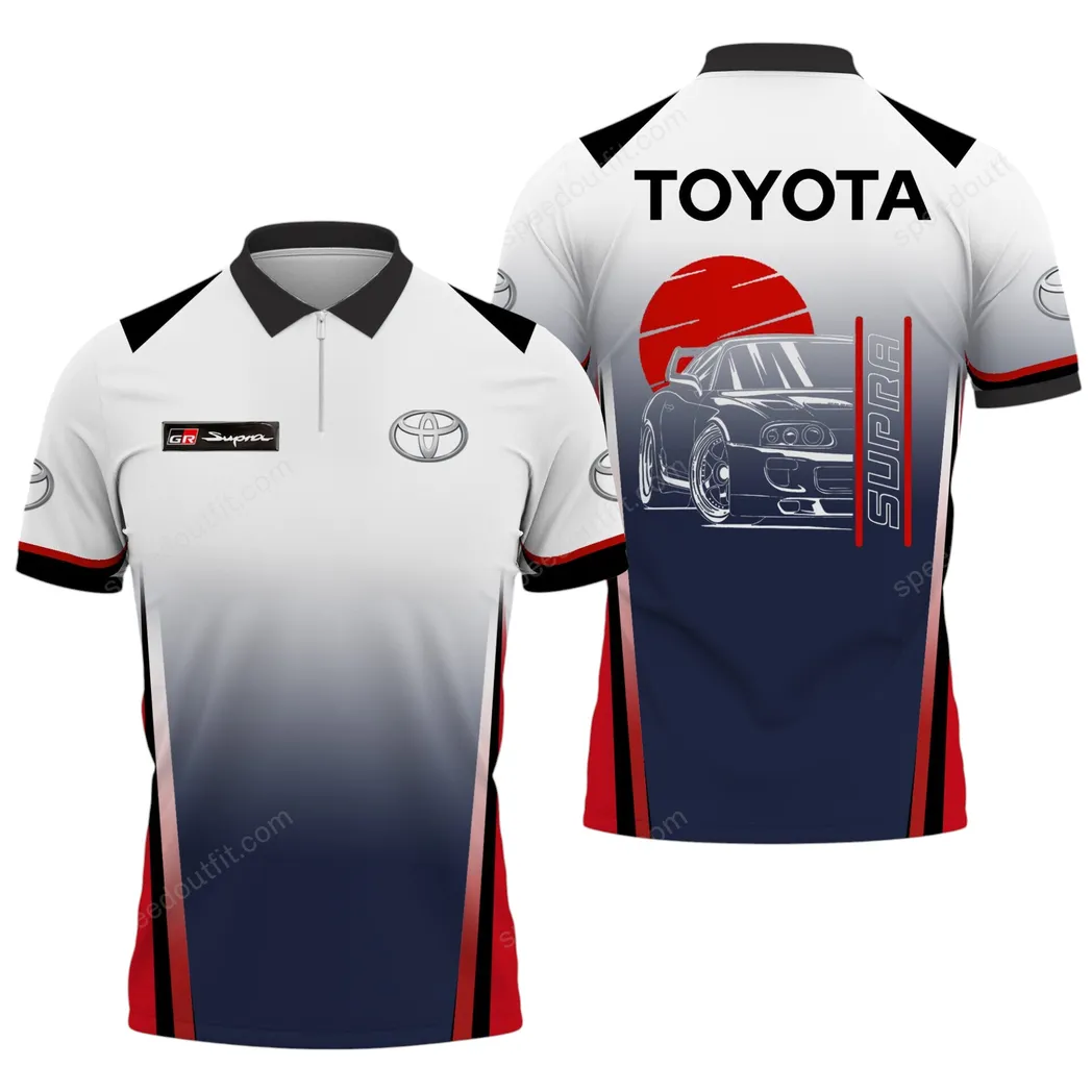 Classic Car Fans Gift Zipper Polo Shirt, Shirt Exclusive Logo For Classic Car Lovers CAR93031025335