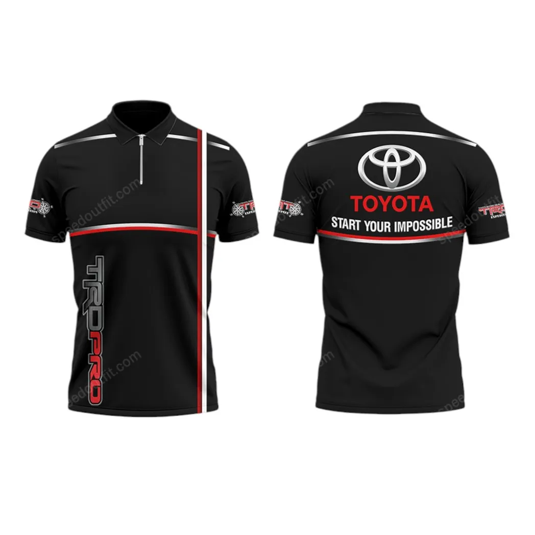 Classic Car Fans Gift Zipper Polo Shirt, Shirt Exclusive Logo For Classic Car Lovers CAR93031025338