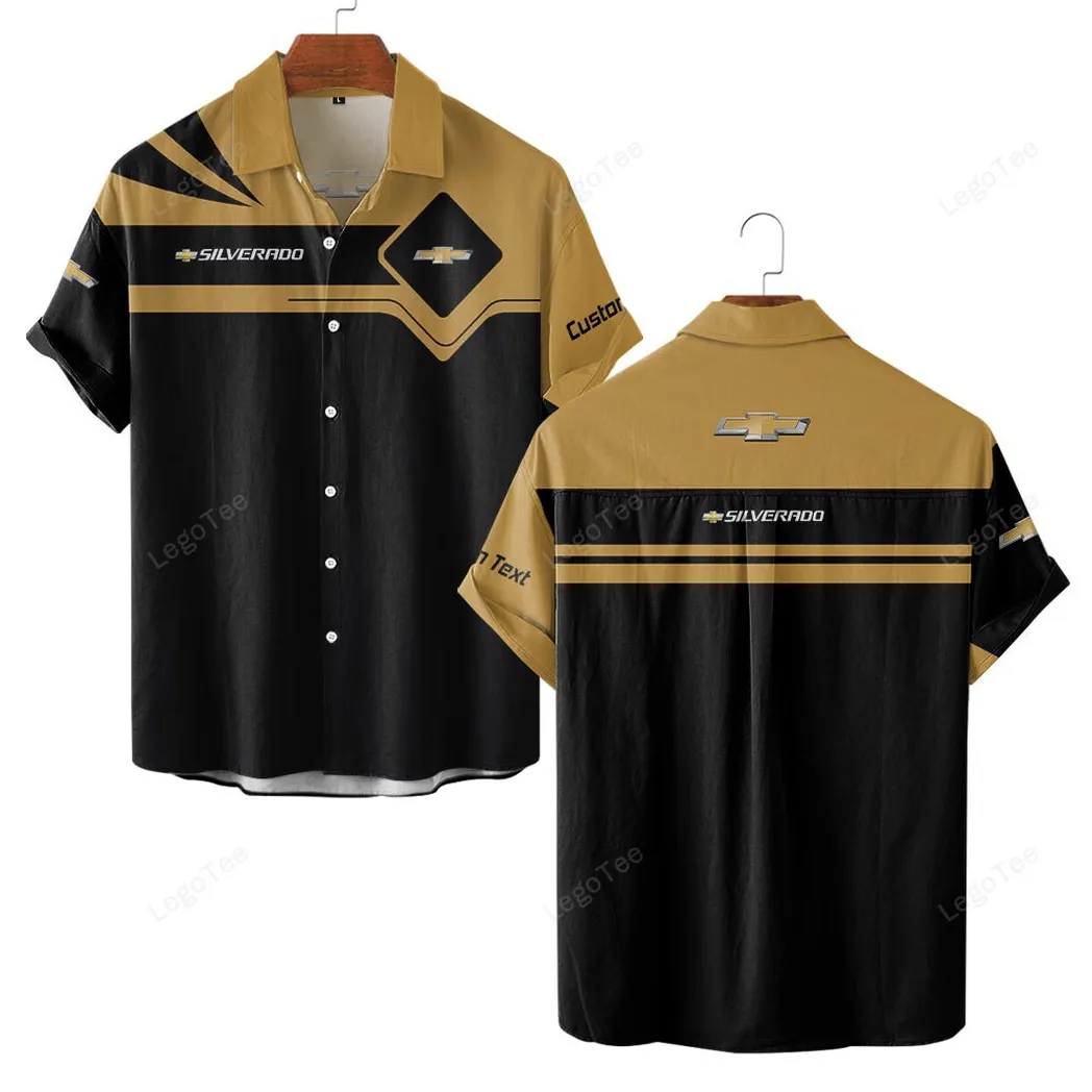 Classic Car Lovers Gift Hawaiian Shirt, Button up Shirt Exclusive Logo For Big Car Lovers, Custom Name CAR9803032514