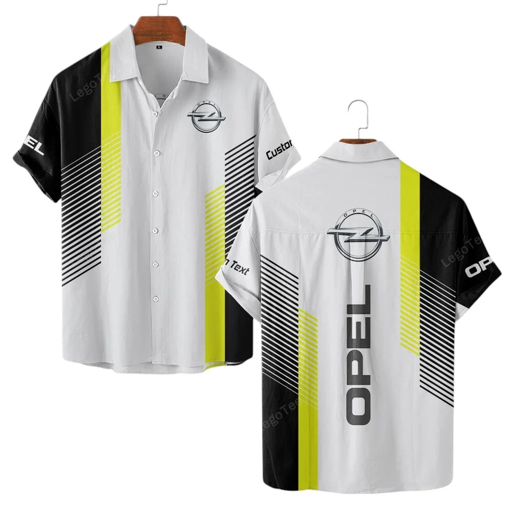 Classic Car Lovers Gift Hawaiian Shirt, Button up Shirt Exclusive Logo For Classic Car Lovers, Custom Name CAR10703122557
