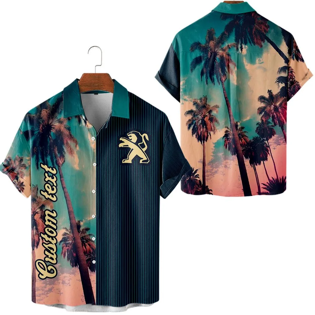 Compact Ride Fans Gift Hawaiian Shirt, Button up Shirt Vintage Style For Car Owners, Custom Namet CAR431041625426