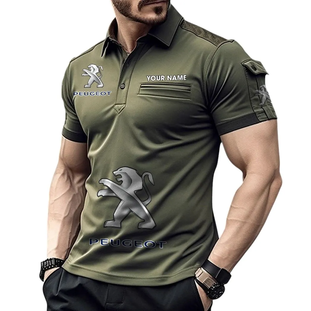 Compact Ride Fans Gift Pocket Polo Shirt, Polo Shirt Exclusive Logo For Compact Ride Fan, Custom Name CAR450051325388 - Green