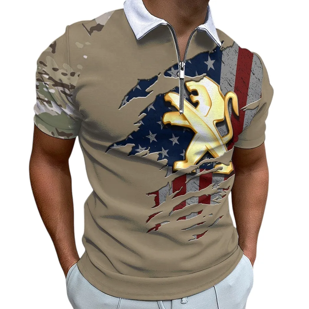 Compact Ride Fans Gift Zipper Polo Shirt, Shirt Exclusive Logo For Compact Ride Lovers CAR340213057-1