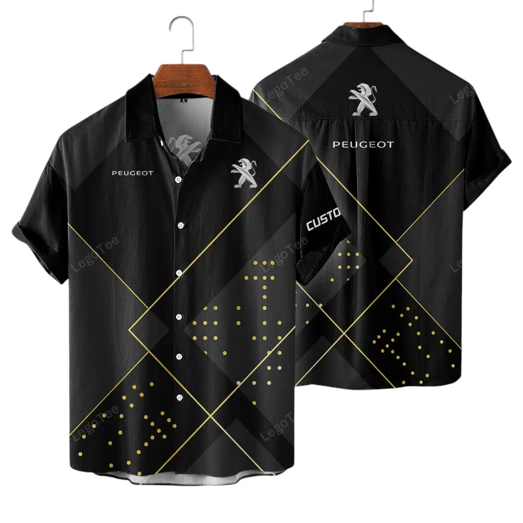 Compact Ride Lovers Gift Hawaiian Shirt, Button up Shirt All Over Print For Compact Ride Lovers, Custom Name CAR11403032558