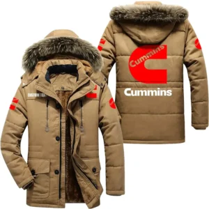 Heavy-Duty Motor Parka hoodie, Coat with Hood Exclusive Logo For Car Motorcycles Lovers CAR7002082077 - Khaki