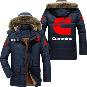 Heavy-Duty Motor Parka hoodie, Coat with Hood Exclusive Logo For Car Motorcycles Lovers CAR7002082077 - Navy