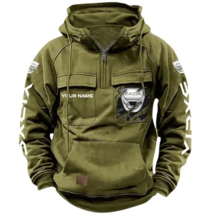 Adventure Car Hoodie Tactical Quarter Zip, Hoodie Exclusive Logo For Adventure Car Lovers CAR164022425138 - Army Green