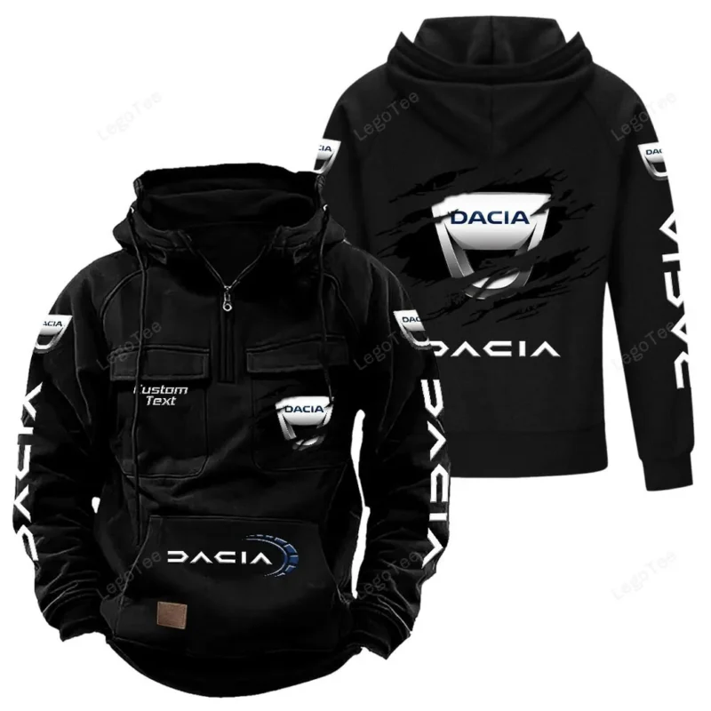 Adventure Car Hoodie Tactical Quarter Zip, Hoodie Exclusive Logo For Adventure Car Lovers - Black CAR122021425074-2