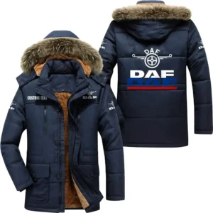 Cargo Truck Parka hoodie, Coat with Hood Exclusive Logo For Car Motorcycles Lovers CAR7002082078 - Navy