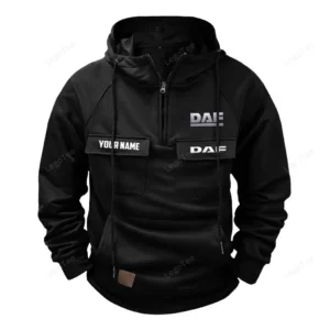 Cargo Truck Hoodie Tactical Quarter Zip, Hoodie Exclusive Logo For Cargo Truck Lovers - Black CAR109021425354-2