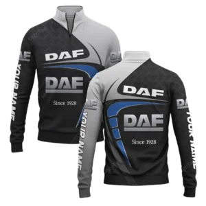 Cargo Truck Quarter-Zip Sweatshirt, All Over Print Sweatshirt For Cargo Truck Lovers CAR11603032518
