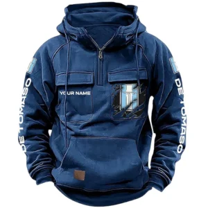 Supercar Hoodie Tactical Quarter Zip, Hoodie Exclusive Logo For Supercar Lovers CAR164022425151 - Dark Blue