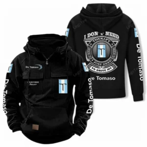 Supercar Hoodie Tactical Quarter Zip, Hoodie Exclusive Logo For Car Owners CAR106021525071 - Black