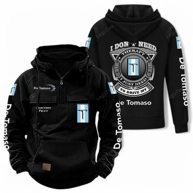 Supercar Hoodie Tactical Quarter Zip, Hoodie Exclusive Logo For Car Owners CAR106021525071 - Black