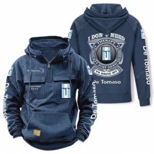 Supercar Hoodie Tactical Quarter Zip, Hoodie Exclusive Logo For Car Owners CAR106021525071 - Dark Blue
