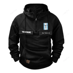 Supercar Hoodie Tactical Quarter Zip, Hoodie Exclusive Logo For Supercar Lovers - Black CAR109021425366-2