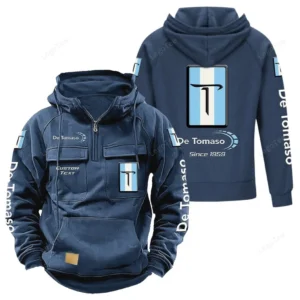Supercar Hoodie Tactical Quarter Zip, Hoodie Exclusive Logo For Supercar Lovers - Dark Blue CAR96021425695-3