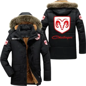 Supercar Parka hoodie, Coat with Hood Exclusive Logo For Car Motorcycles Lovers CAR7002082082 - Black